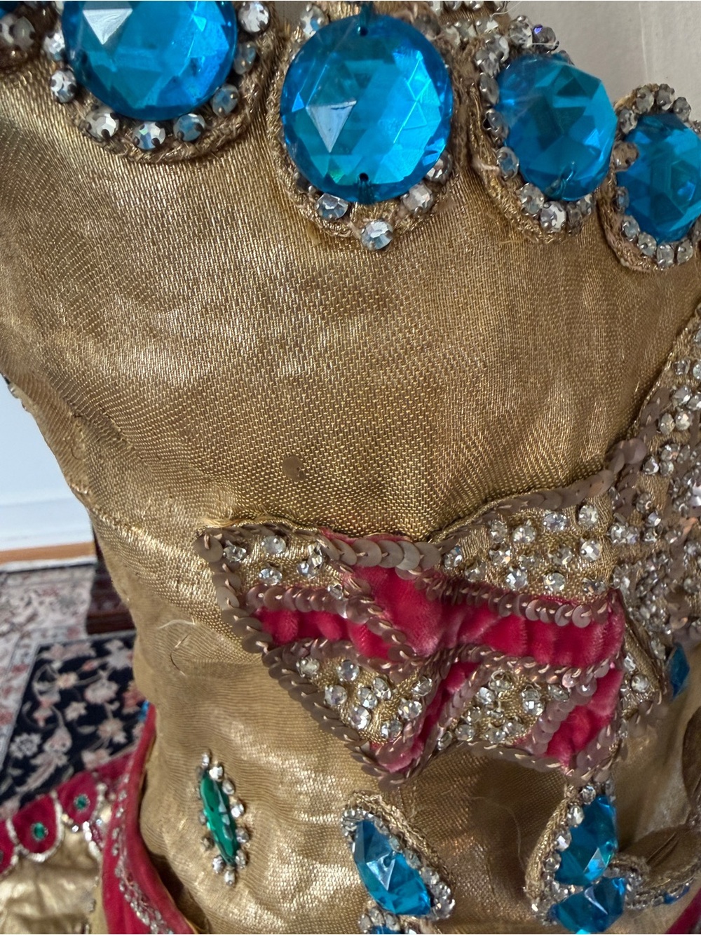 OOAK Vintage Americana Egyptian Revival Cleopatra Costume - Picture 16 of 17